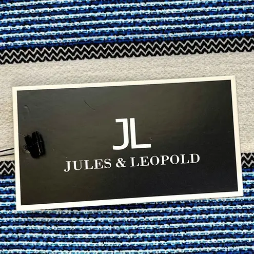 Jules & Leopold New! NWT Textured Striped 3/4 Sleeve Blouse Medium