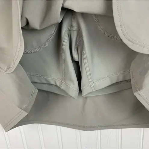 RBX Active Tulip Hem Skort Drawstring Waist Size Small Sage Green Athletic Skirt