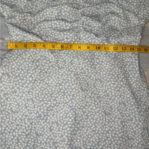 MikaRose Midi Dress Tiered Ditsy Floral Feminine Prairie Cottage Size M Lined