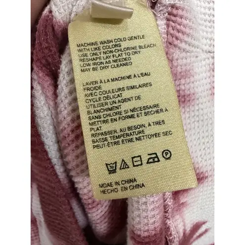 Pilcro by Anthropologie Tie-Dye Waffle Knit Cowl Neck Sweater – Size Large