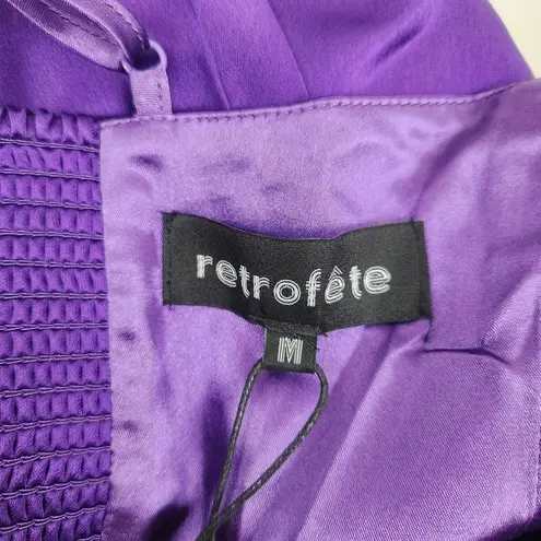 Retrofête Retrofete Janessa Mini Dress in Royal Purple Medium NWT Sleeveless