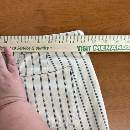 Lucky Brand , women’s size 8, handcrafted, striped, raw hem shorts