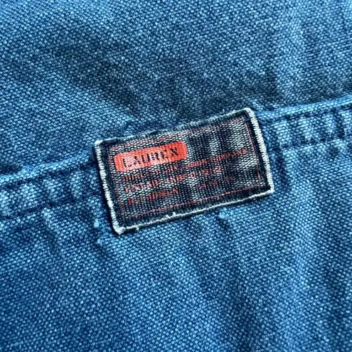 Ralph Lauren Lauren ‎ Vintage Denim Shorts 14W Utility Carpenter 90s Y2K Cotton