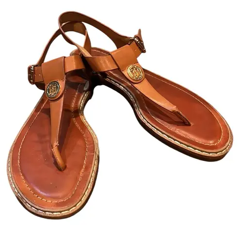 Tommy Hilfiger  Burke Tan Flat Sandal
