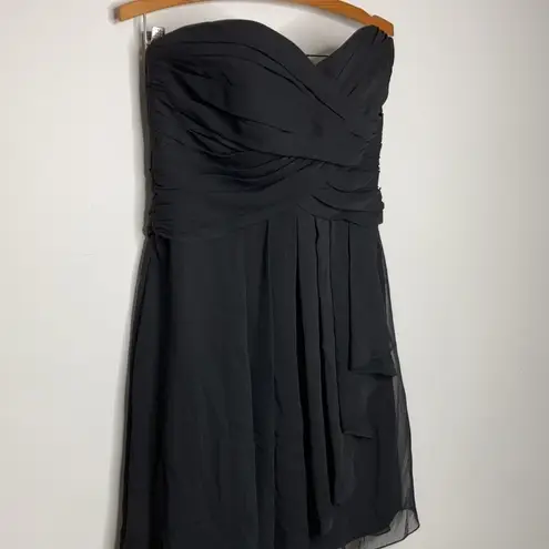 David's Bridal David’s Bridal black bridesmaids special‎ occasion wedding dress size 10