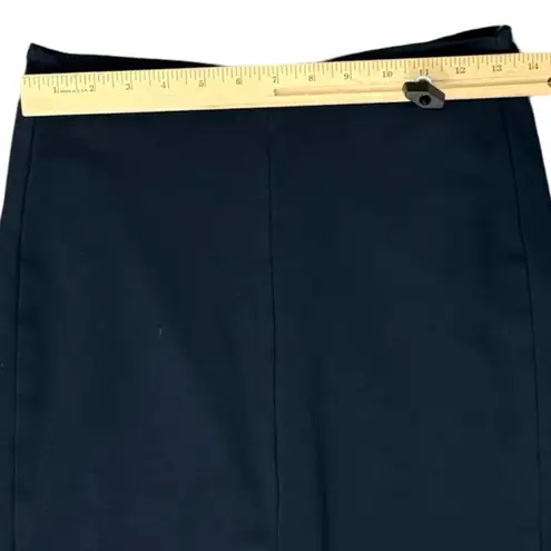 MM.LaFleur Navy Blue Greenpoint Center Back Zip Pencil Skirt Front Slit Size 6 - Image 6
