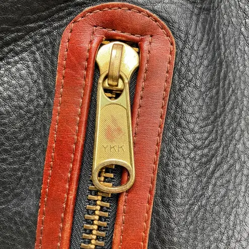 VTG Leather Bucket Purse Pattie Jarrell Black Convertible Sling Western 90s Boho