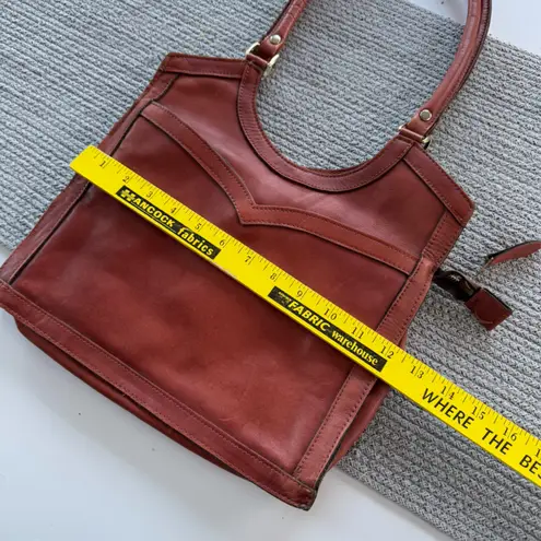 Vintage 70’s 80’s Made in Korea Leather Bag Purse Brown