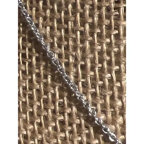 Cookie Lee Silver Tone Starfish Pendant Necklace Nautical Beach Vacation Adj 17"