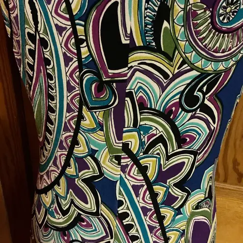 Kate & Mallory Designs bright multi color mandala maxi dress