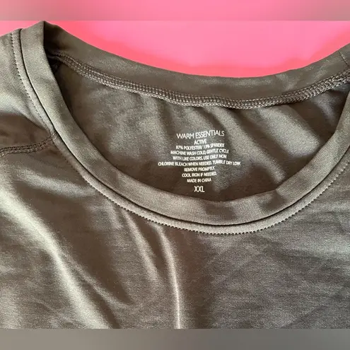 Warm Essentials Active Brown Long Sleeve Tee Size XXL