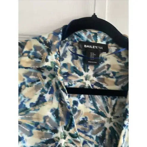 Bailey44 Bailey 44 Women's Wrap Blouse Floral Size Medium Retro Career