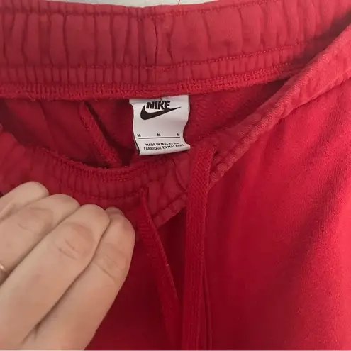 Nike Red  Joggers Sweatpants Size Medium