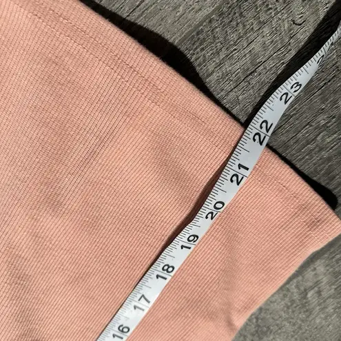 Off Shoulder Sweater Salmon Pink small top comfy asymmetrical design fold over