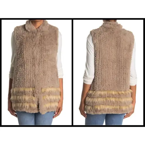 Love Token ππ Nico Faux Fur Vest ~ Camel Small S NWT