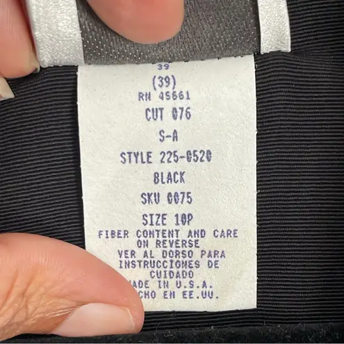 VIA SANT ANDREA | Vintage Black Gold Embroidered Shoulder Jumpsuit Sz 10P