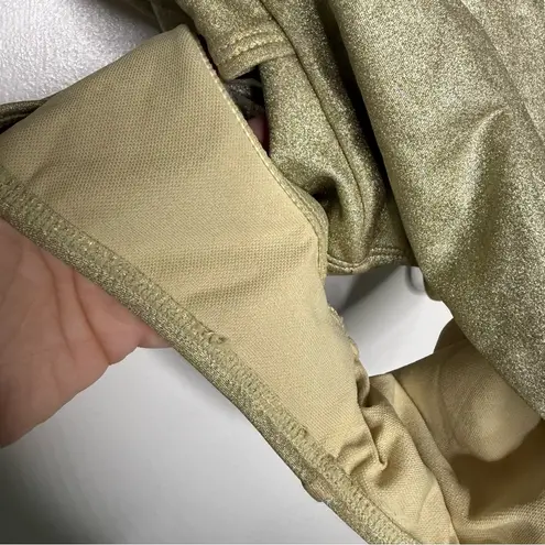 Jean Paul Gaultier For Target One Piece Swimsuit Size Small New Gold