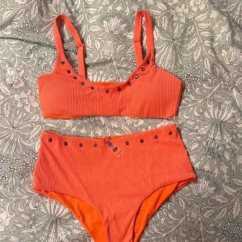 Tinibikini  Coral Grommet Bikini Set - Image 1