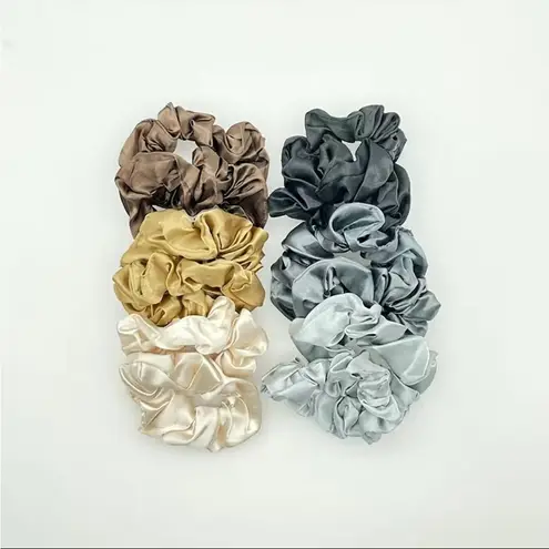 12pcs Silky Satin Scrunchies