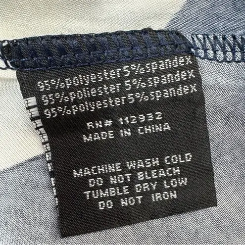 5th & Love Chevron Stripe Sleeveless Maxi Dress Sundress Blue Teal XL