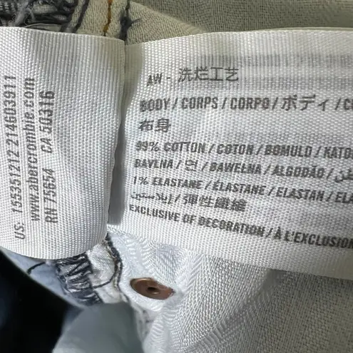 Abercrombie & Fitch  90s Slim Straight High Rise Jeans Womens 14 Medium Wash