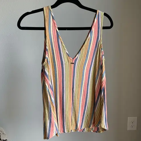 O'Neill O’Neill Striped V-Neck Tank Top Women’s Medium