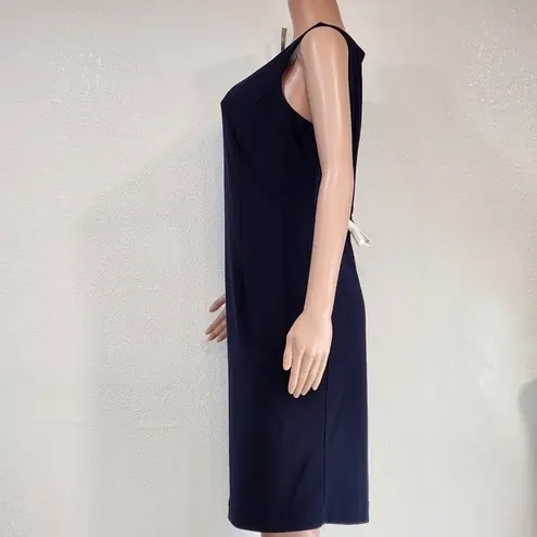 Joan Rivers  Luxe Blue Dress Feminine Sleeveless Multi Function Dress Sz 9