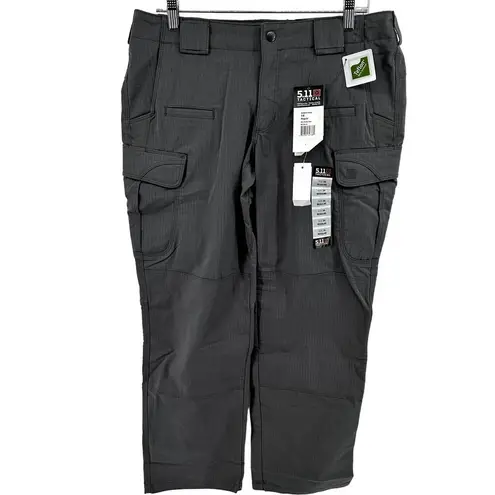 5.11 Tactical Stryke Pants 12-Pocket Mid Rise Straight Leg Gray Storm 14 NWT