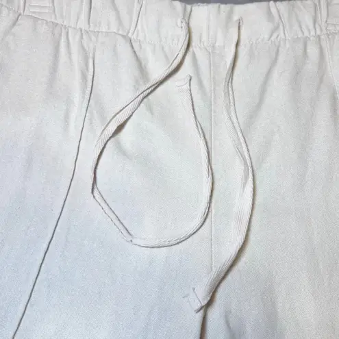 Julies & Leopold Linen Blend Drawstring Pants Womens Small Beige Lightweight Tan Size undefined