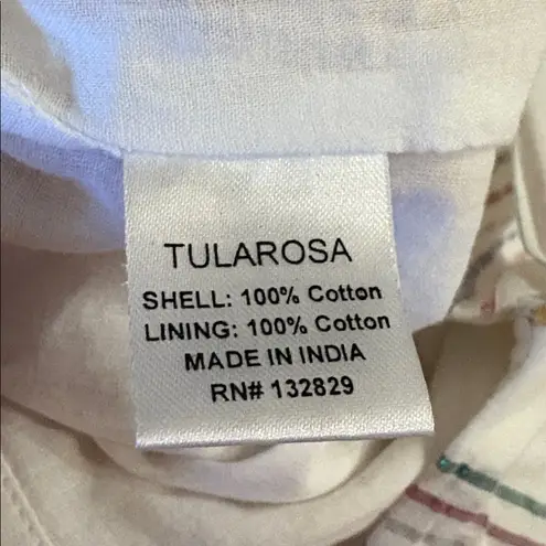 Tularosa  Sydney Metallic Rainbow Stripe Wide Leg Pant