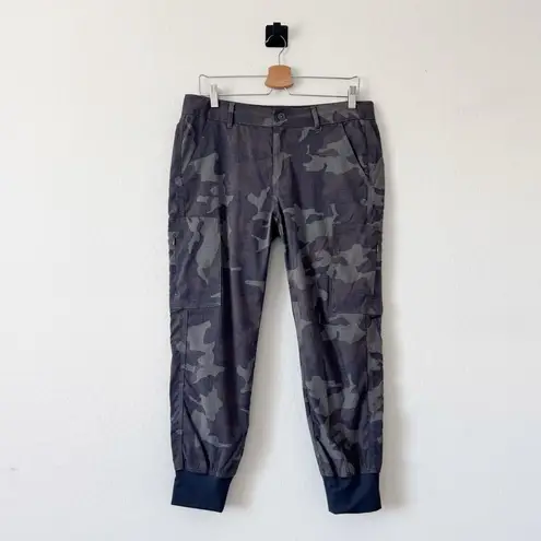 prAna Granite Gray Camo Sky Canyon Jogger Pants Size 10