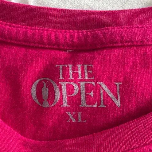 The Open Bright Pink T