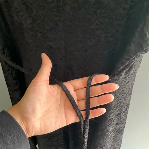 Motherhood Maternity Vintage Black Textured Knee Length Dress XL Short Sleeve