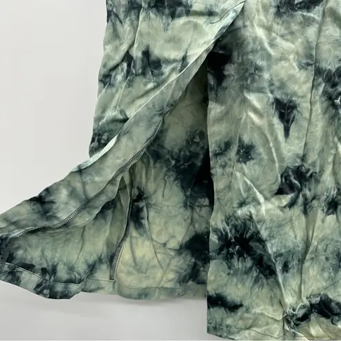 ZARA The Batik Blue Tie Dye Pull-On Midi Skirt Sz M