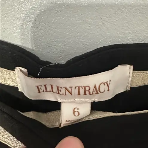 Ellen Tracy Black Slim Ankle Dress Pants