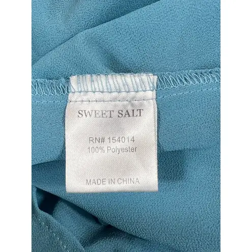 Sweet Salt Women's Blue Shear Blouse Size XS