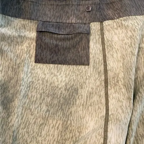 Lululemon  Lab Lycra Stretch Adjustable D-Ring Wrap Skirt Size 2 Diffusion Sage