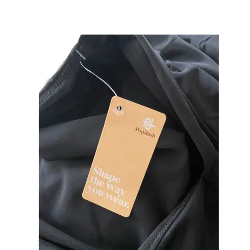 Popilush Sheer Waist Dress Black Size XXL NWT Shapewear