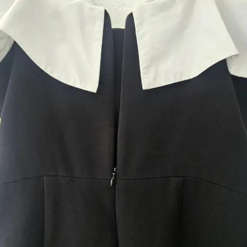 Rebecca Vallance Hepburn Bow Midi Dress Black US 8