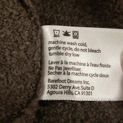 Barefoot Dreams Bamboo Chic Lite Ombre Calypso Wrap Cardigan Stone Cocoa 1X NWT