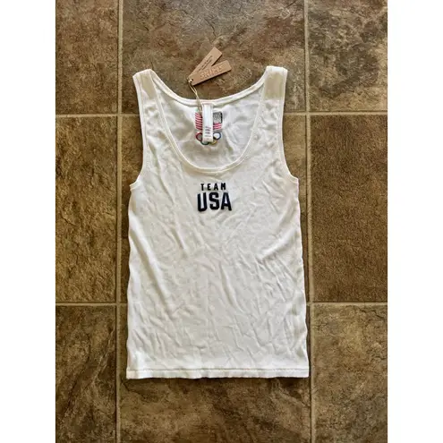 SKIMS Soft Lounge Tank Team USA White Size Large