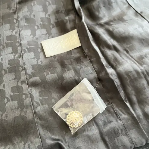 Karl Lagerfeld Paris Women's Cropped Bell Sleeve Textured Jacket size 10