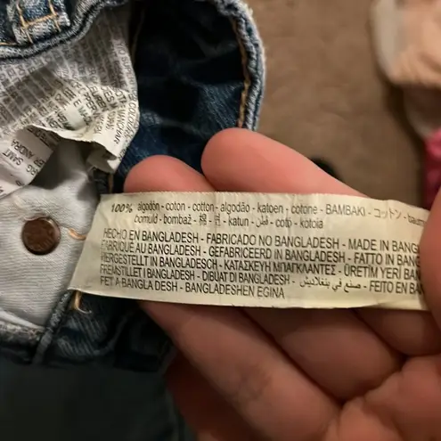 ZARA  high rise button fly jeans 0