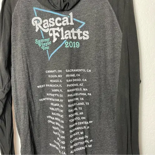 Women’s Rascal Flatts Black and Grey Zip Up Hoodie L Size L