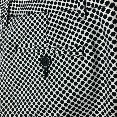 Stylus Audrey Hepburn Style Cigarette Pants Black White Size 2