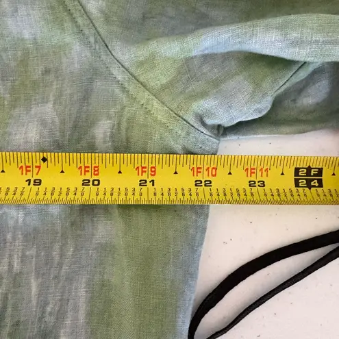 Pure Amici Linen Chore Jacket Lightweight Tue Dye EUC XL 498 Blue