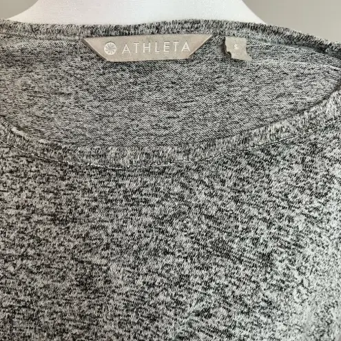 Athleta  long sleeve oversized shirt- grey- size‎ S