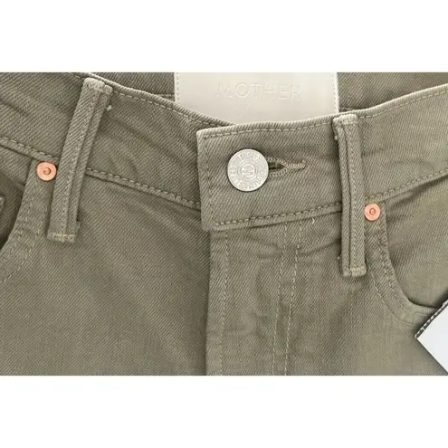 Mother Superior Jeans Mermaid Green The Insider Hover Devil May Care High Rise Size 24