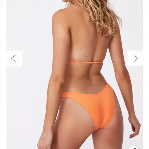 Cotton On  refined high side brazilian bikini bottom sunshine orange XL