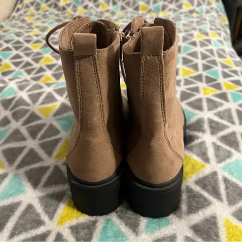 American Eagle AE suede combat boots